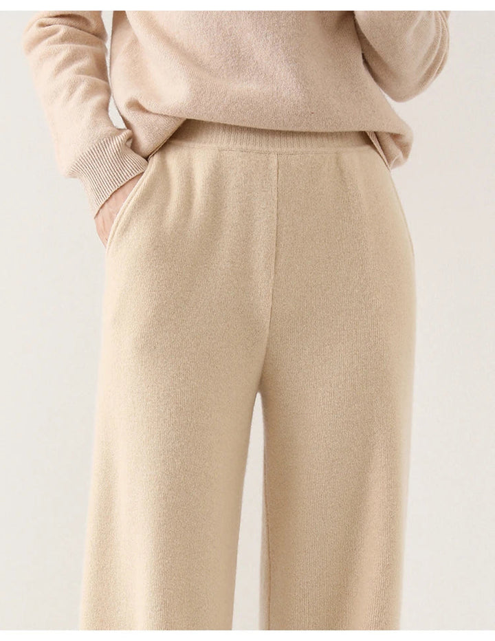 Randee - Merino Damenhose Mit Hohem Bund