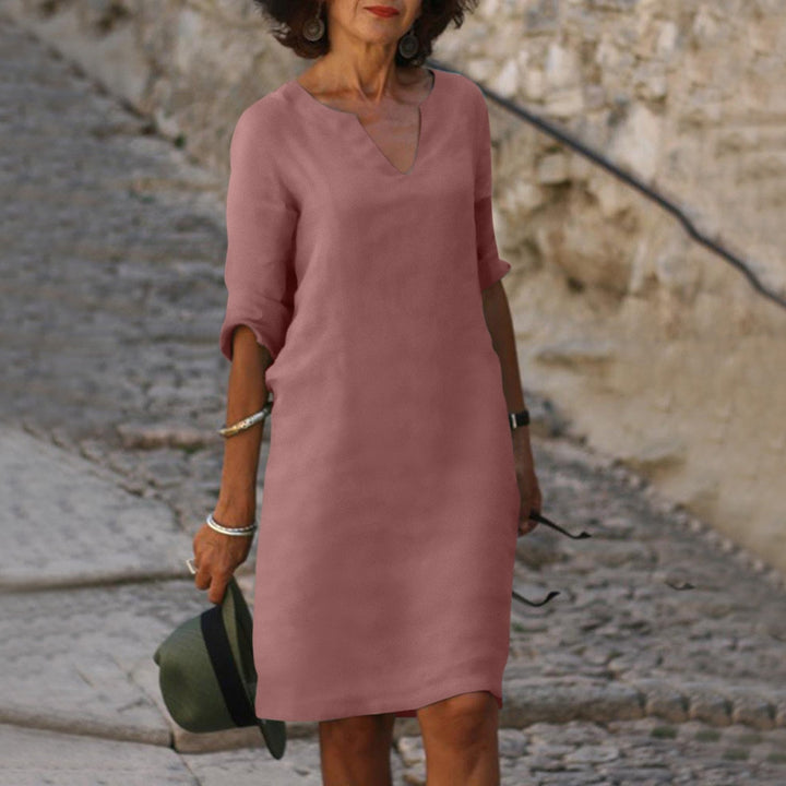 Women Stylish Midi Summer Dress - Image 5