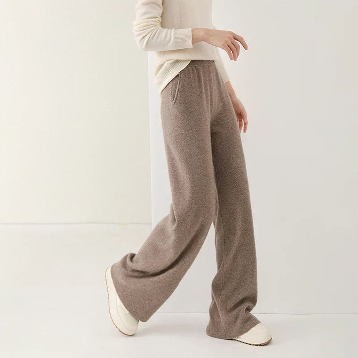 Randee - Merino Damenhose Mit Hohem Bund