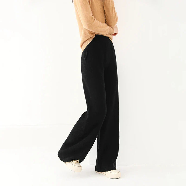 Randee - Merino Damenhose Mit Hohem Bund