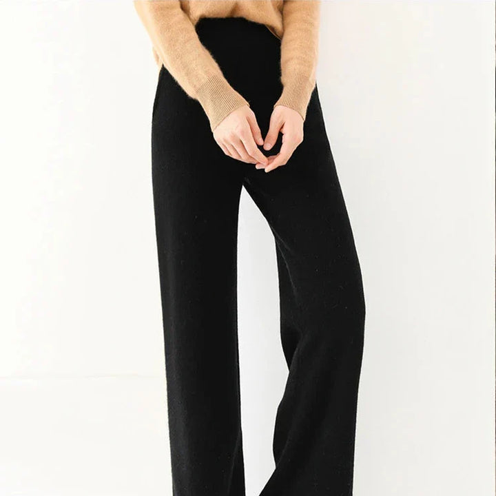 Randee - Merino Damenhose Mit Hohem Bund