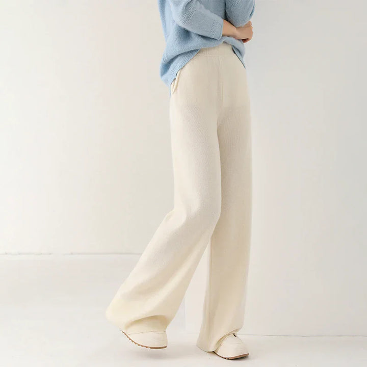 Randee - Merino Damenhose Mit Hohem Bund