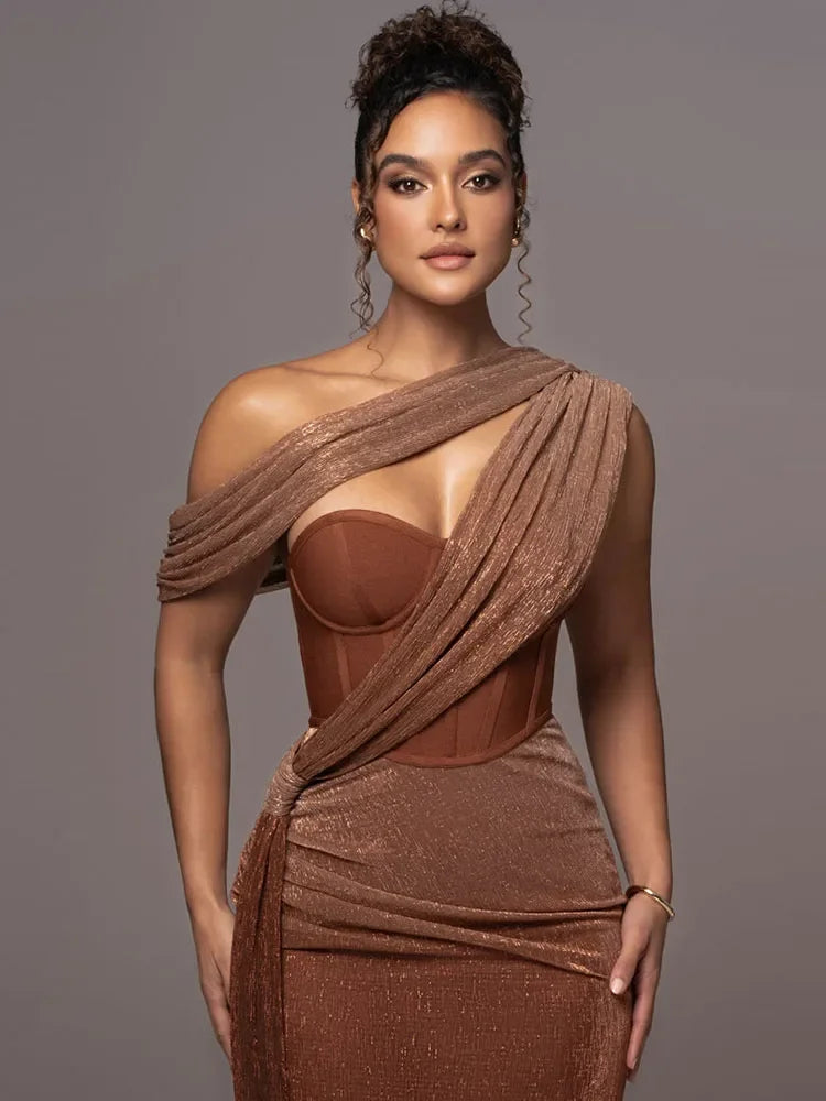 Xenia – Elegantes Statement Kleid Damen