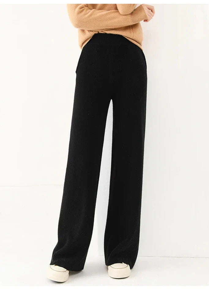 Randee - Merino Damenhose Mit Hohem Bund