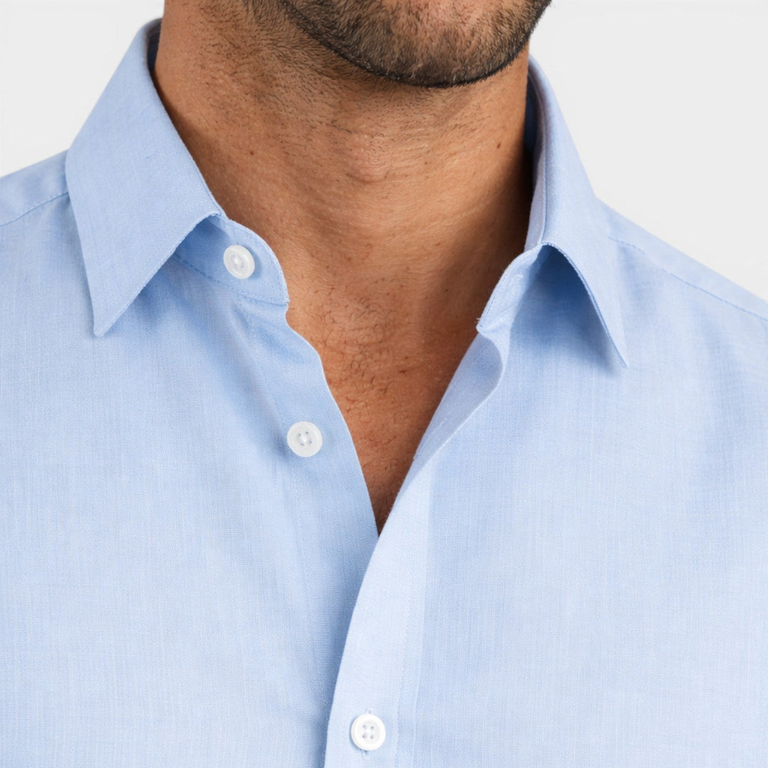 Arnold - Herren Kurzarmhemd Atmungsaktiv Leicht Slim Fit Sommer