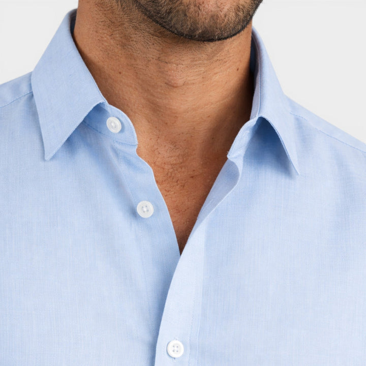 Arnold - Herren Kurzarmhemd Atmungsaktiv Leicht Slim Fit Sommer
