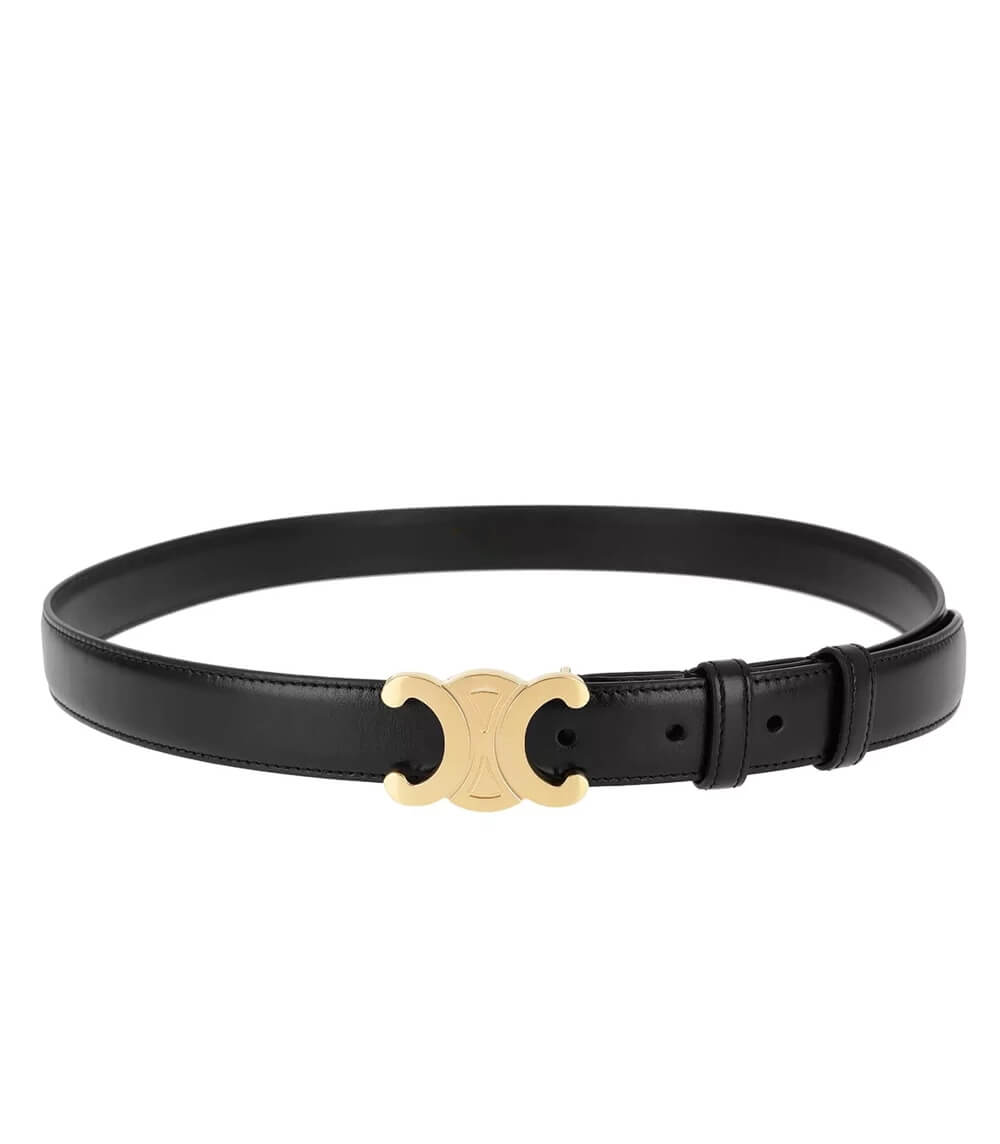 Damen Leder Gürtel Goldschnalle - Image 5