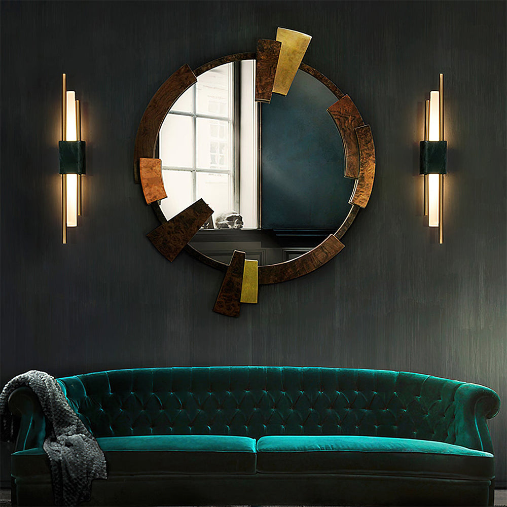 LED Wandleuchten mit Marmordesign | Stilvoll