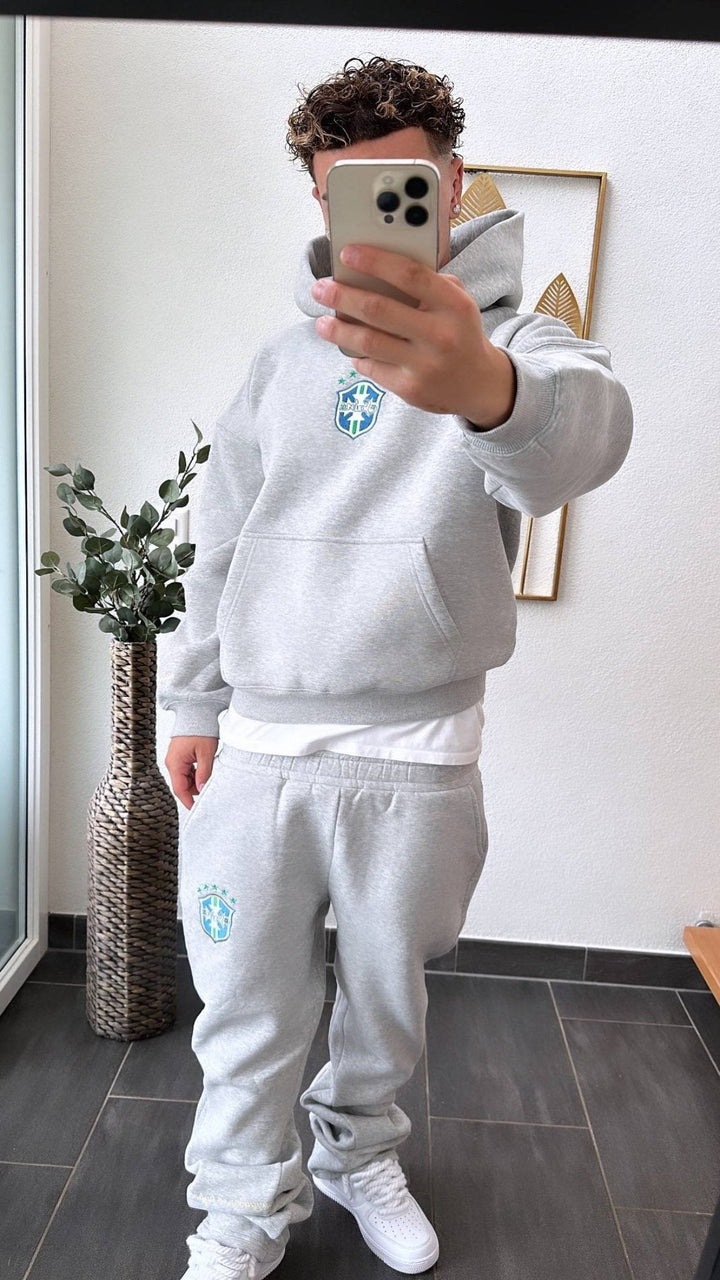 Trainingsanzug Herren Oversized mit Kapuze | Streetwear Hoodie & Jogger Set für den Alltag - Image 4