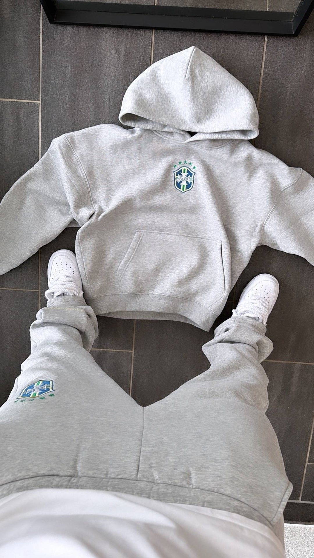 Trainingsanzug Herren Oversized mit Kapuze | Streetwear Hoodie & Jogger Set für den Alltag - Image 5