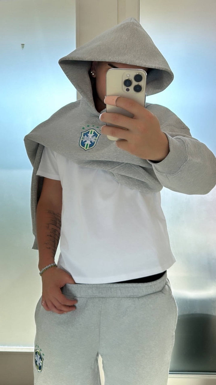 Trainingsanzug Herren Oversized mit Kapuze | Streetwear Hoodie & Jogger Set für den Alltag - Image 6