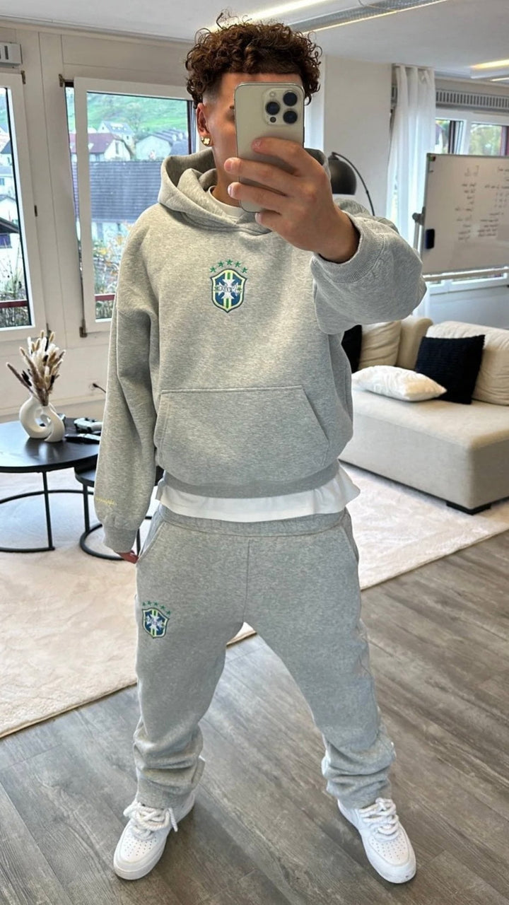Trainingsanzug Herren Oversized mit Kapuze | Streetwear Hoodie & Jogger Set für den Alltag