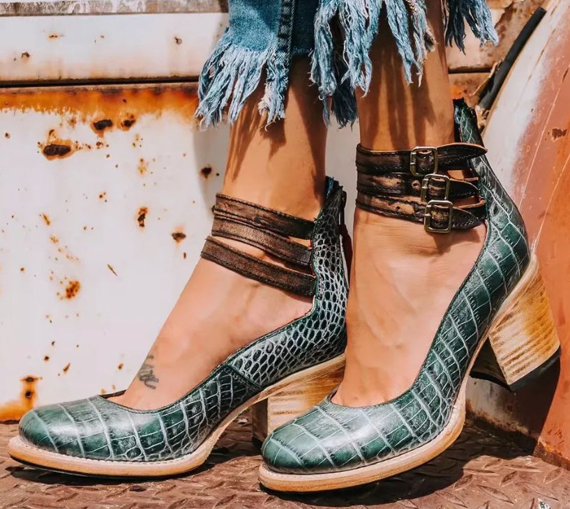 Florenza - Damen Riemchen Sandalen Mit Knöchelriemen