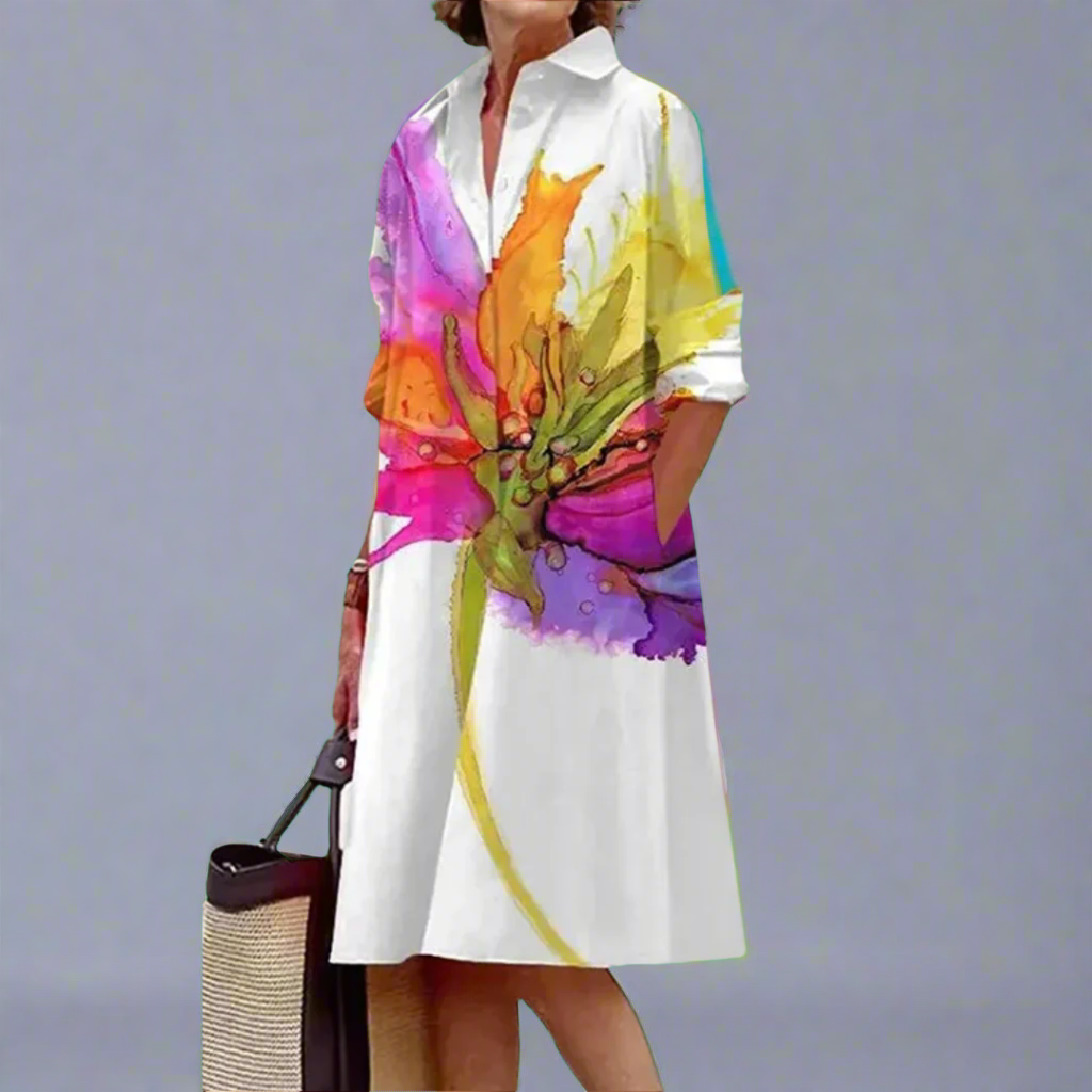 Women Relaxed Fit Vacation Summer Dress