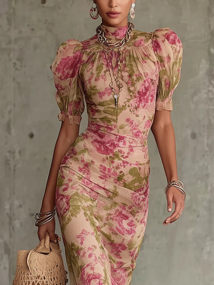 Monévia - Elegantes Midi Kleid Damen