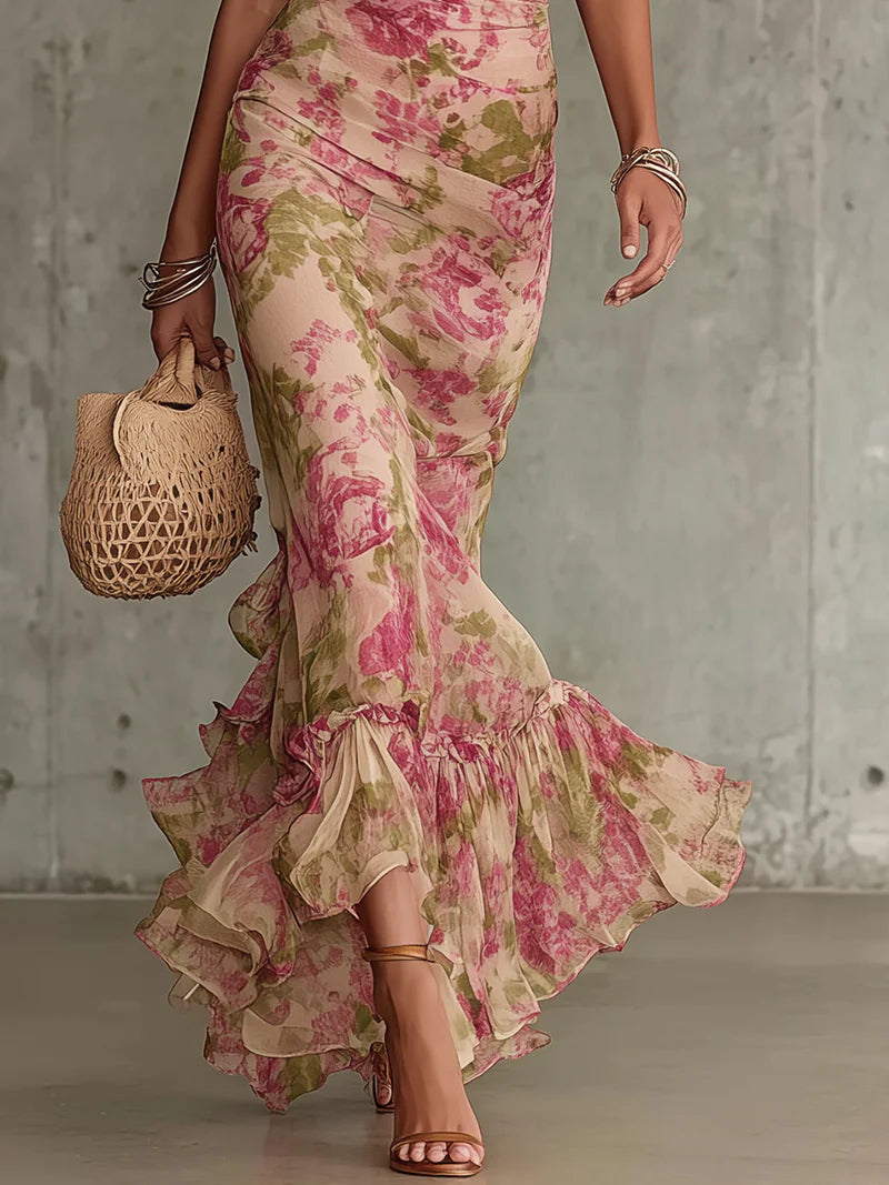 Monévia - Elegantes Midi Kleid Damen