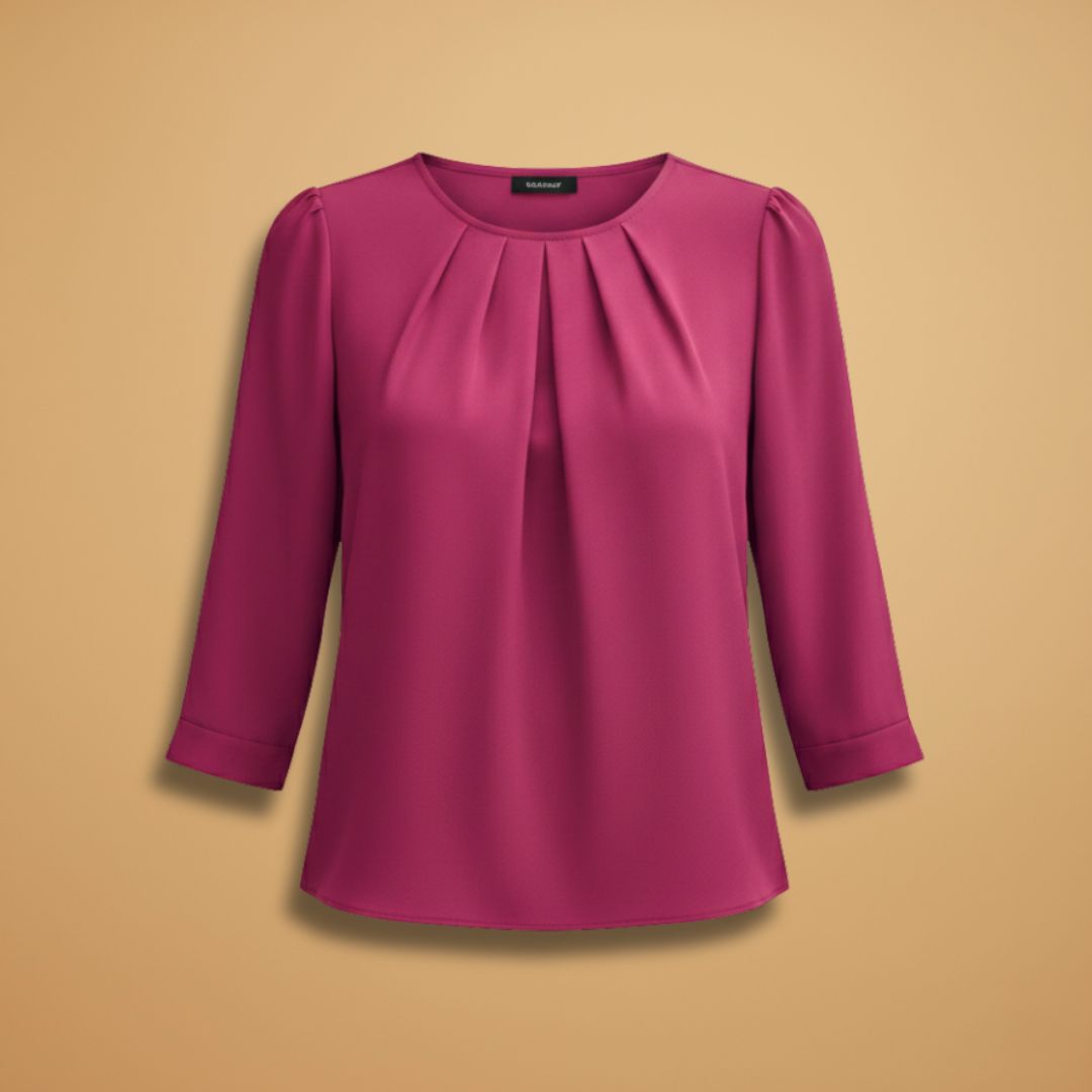 Blair - Damen Bluse mit Falten für Business und formelle Anlässe