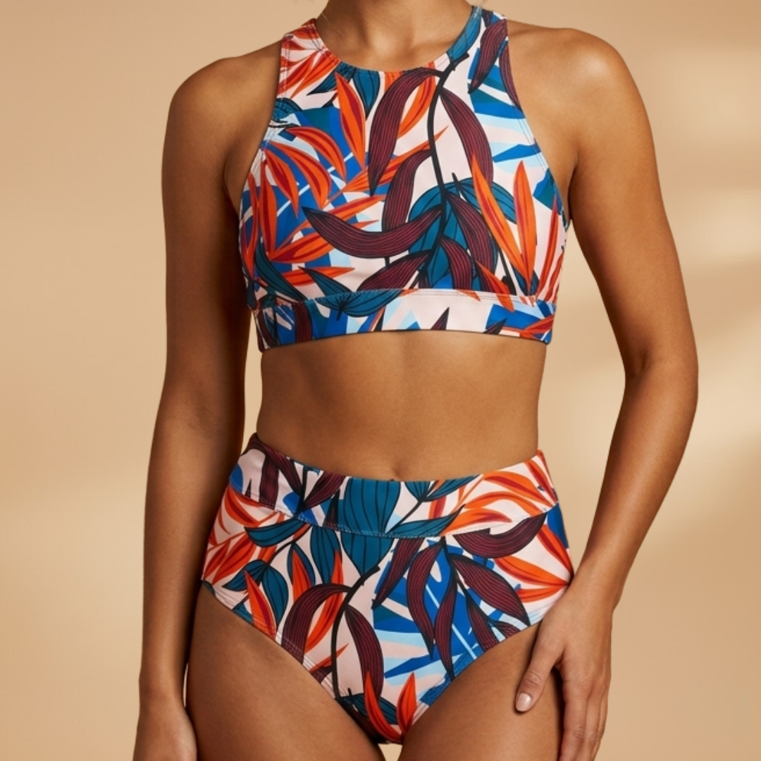 Lilah - Sport Bikini Set mit Bustier-Top und Schnell-Trocken Stoff
