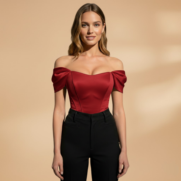 Alara - Off-Shoulder Top mit Stilvollem Ausschnitt