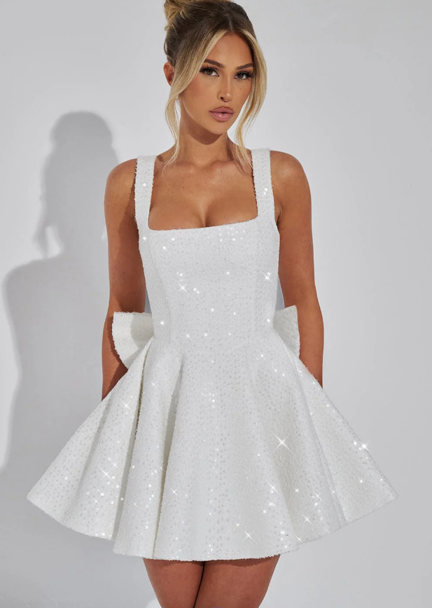 Sequinelle – Mini Pailletten Kleid Damen