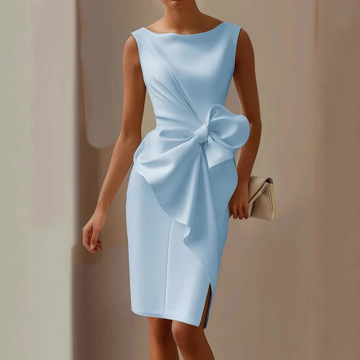 Zoya – Ärmelloses Midi Kleid Mit Schleife