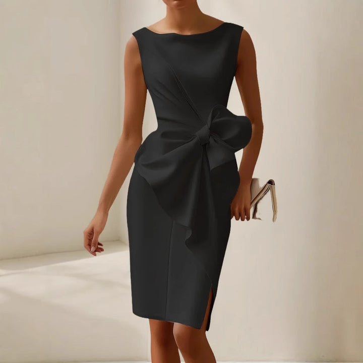 Zoya – Ärmelloses Midi Kleid Mit Schleife