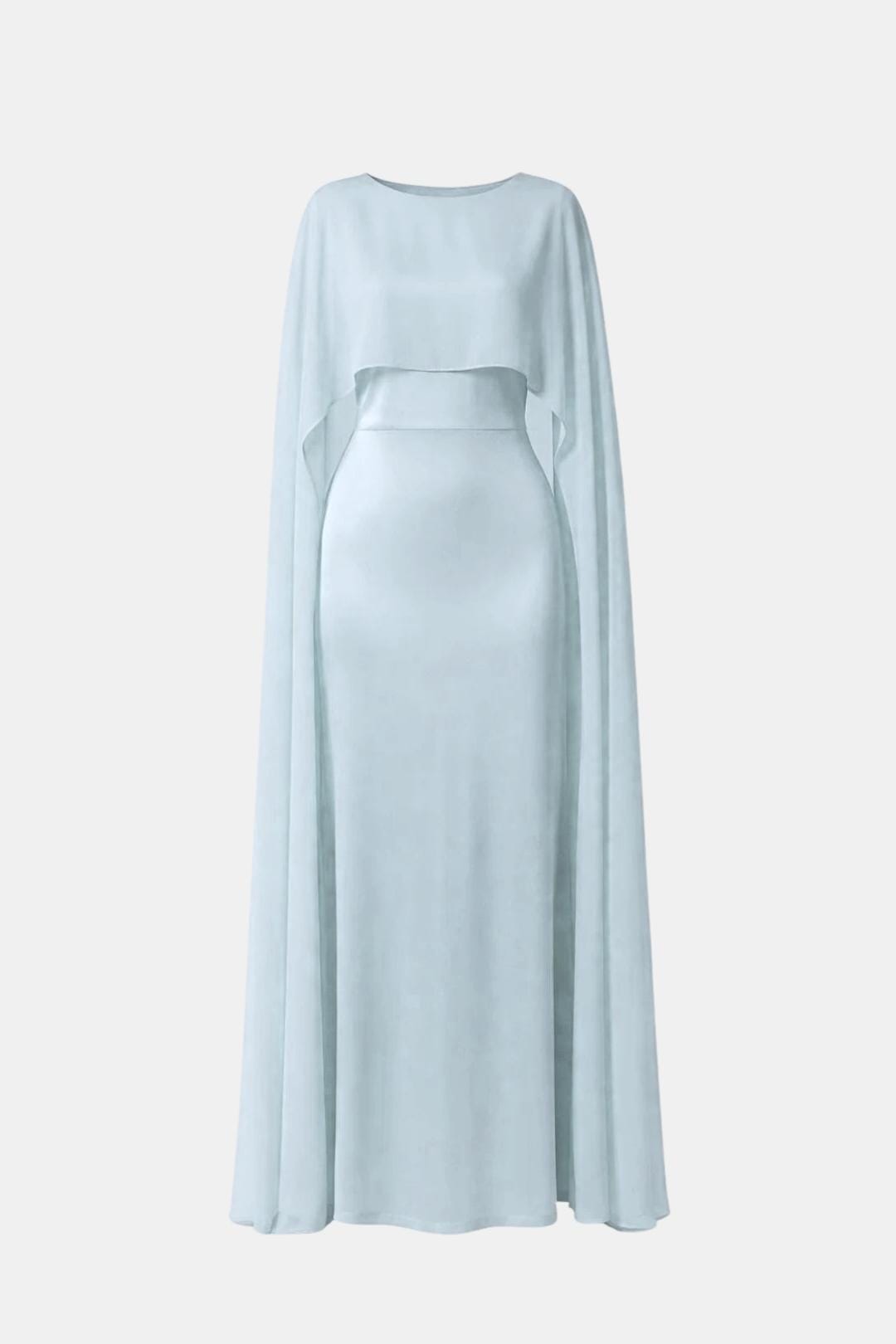 Zahiréa – Chiffonkleid mit Cape-Überwurf