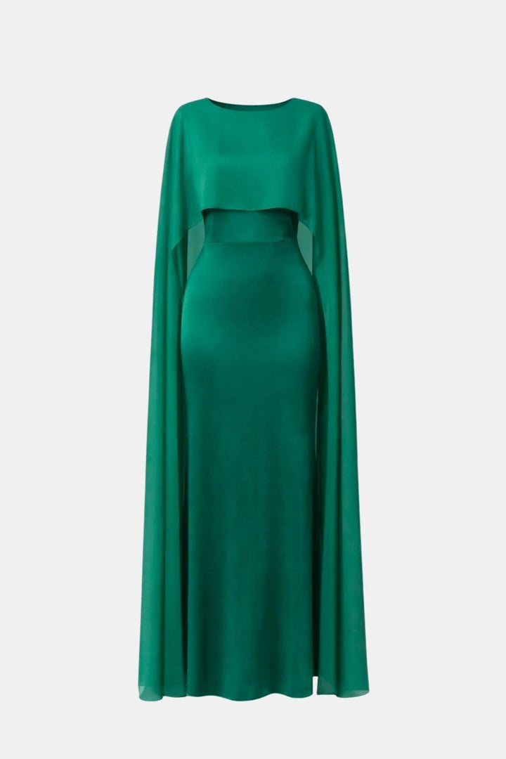 Zahiréa – Chiffonkleid mit Cape-Überwurf