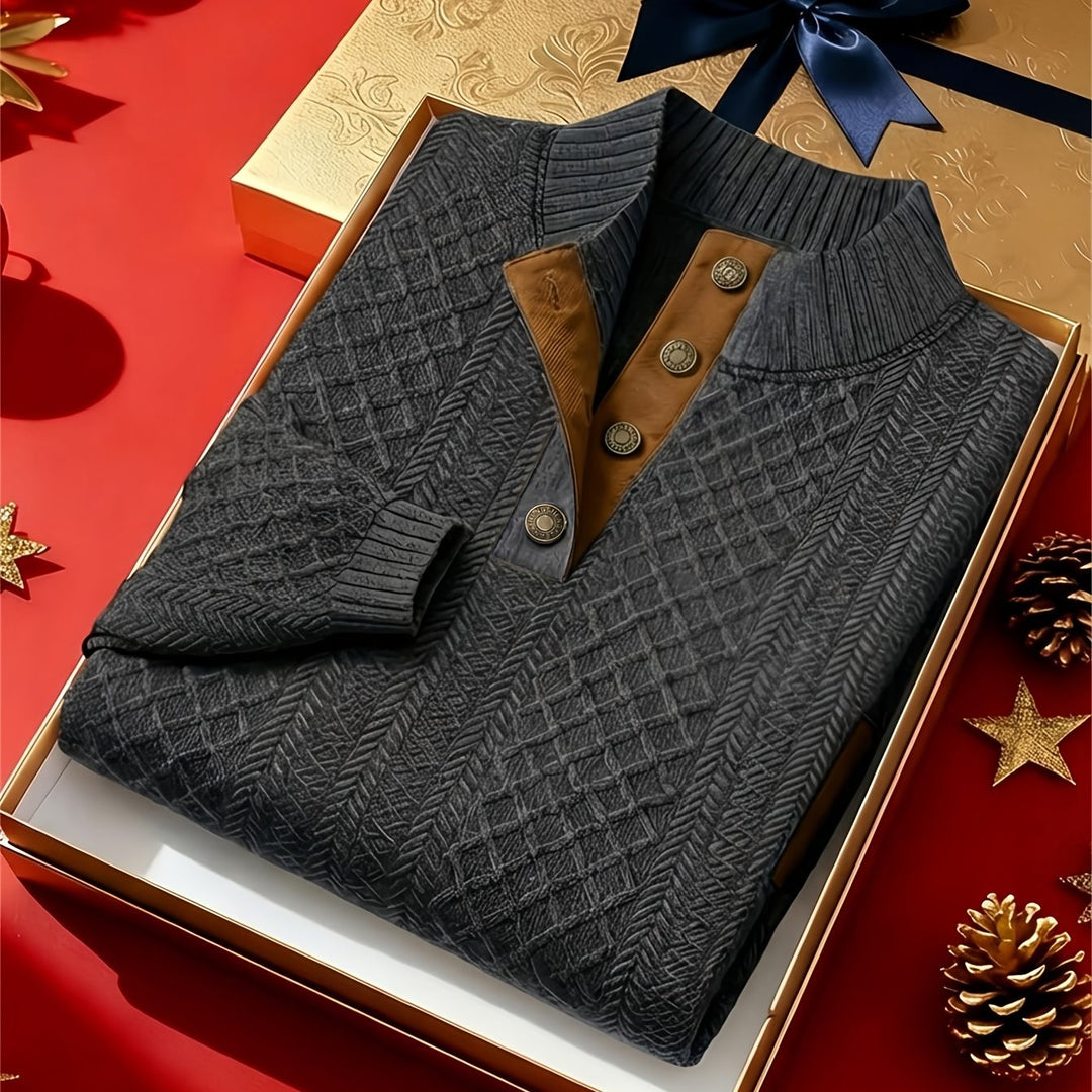 Rowland | Pullover mit Struktur und Stehkragen - Image 14