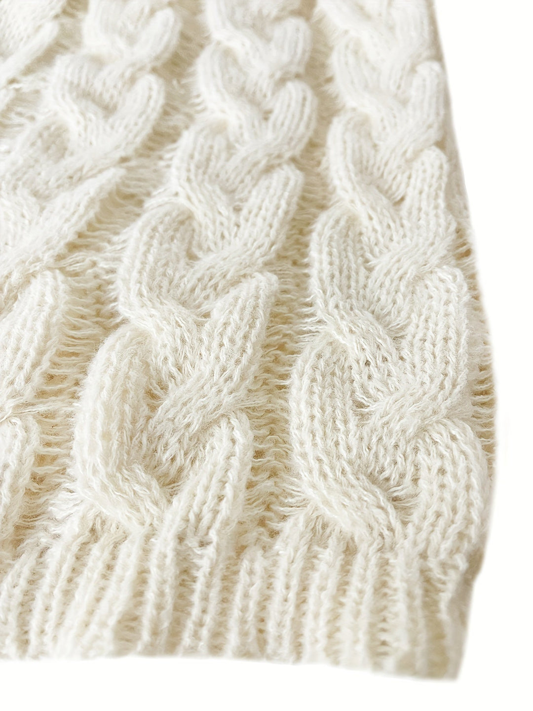 Iris | Lässiger Zopfstrickpullover - Image 3