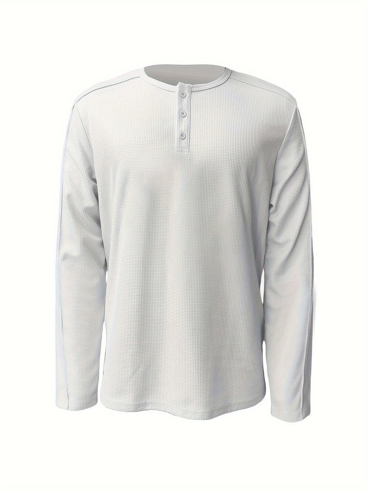 Lincoln | Henley-Shirt mit Struktur - Image 3