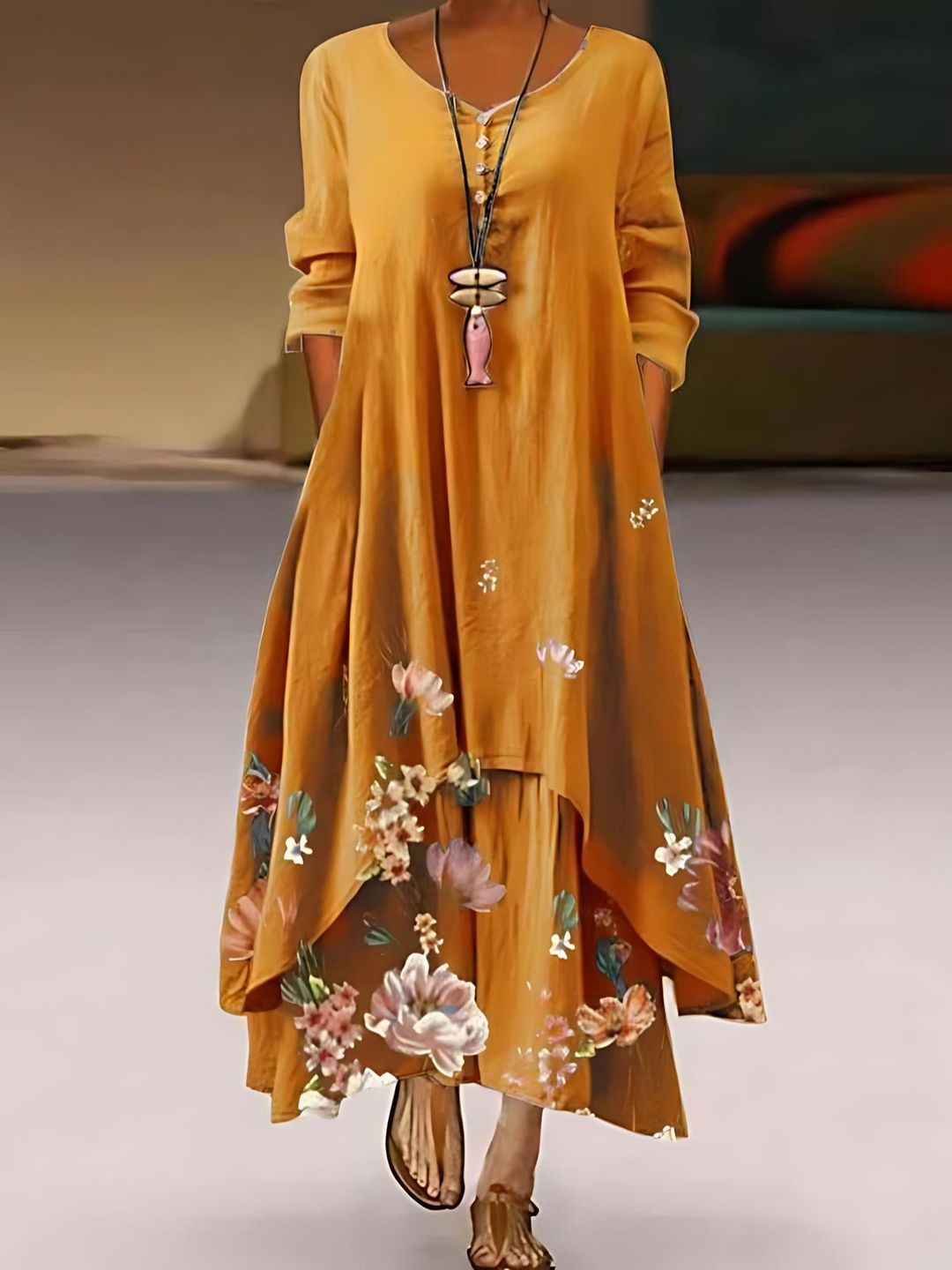 Women Plus Size Tummy Control Elegant Occasion Dress - Image 7