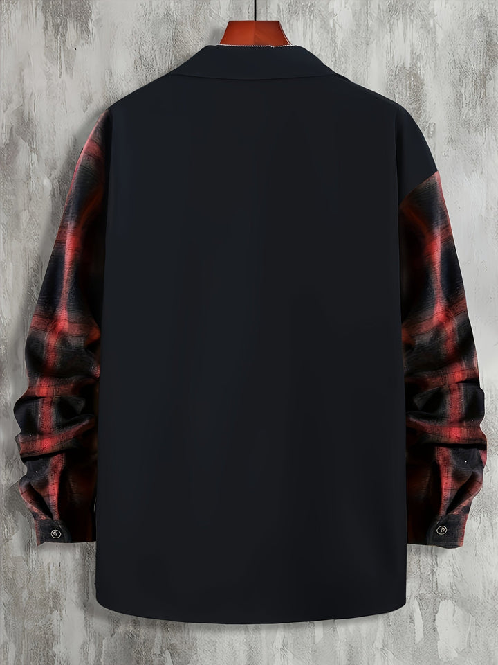 Calvin | Kontrastreiches Patchwork-Hemd - Image 8