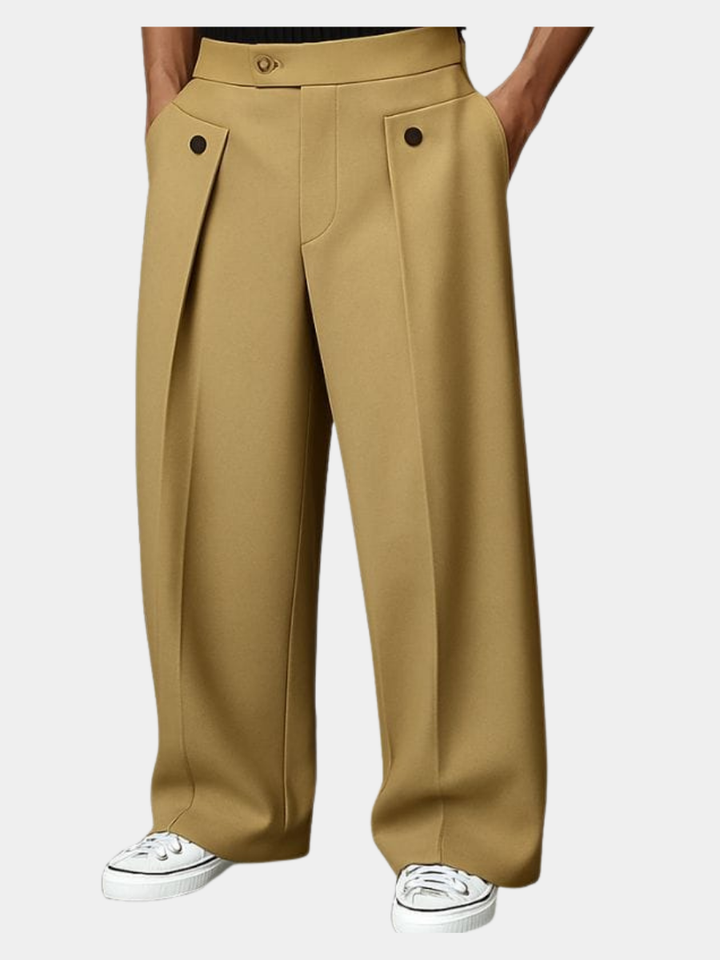 Wentaro - Herren Weite Hose Komfort Passform