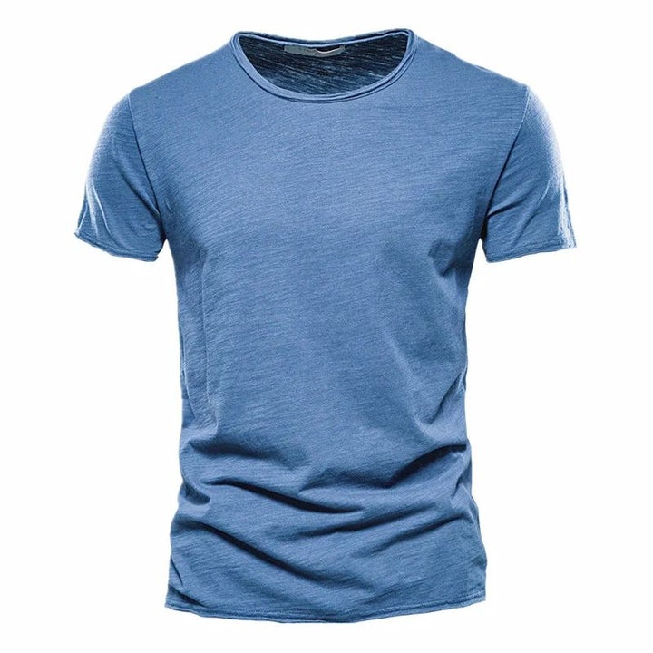 Herren Sommer T-Shirt Baumwolle Atmungsaktiv Leicht - Image 3