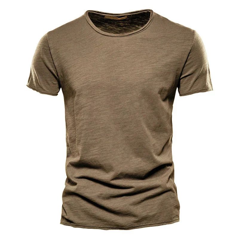 Herren Sommer T-Shirt Baumwolle Atmungsaktiv Leicht - Image 5
