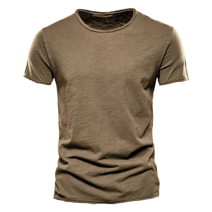 Herren Sommer T-Shirt Baumwolle Atmungsaktiv Leicht - Image 5