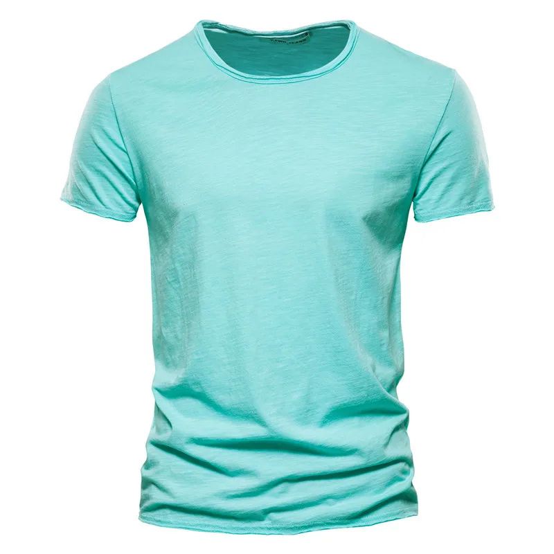 Herren Sommer T-Shirt Baumwolle Atmungsaktiv Leicht - Image 10