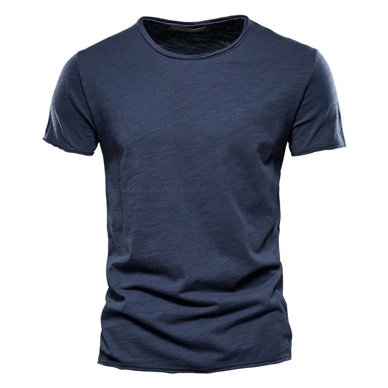 Herren Sommer T-Shirt Baumwolle Atmungsaktiv Leicht - Image 6