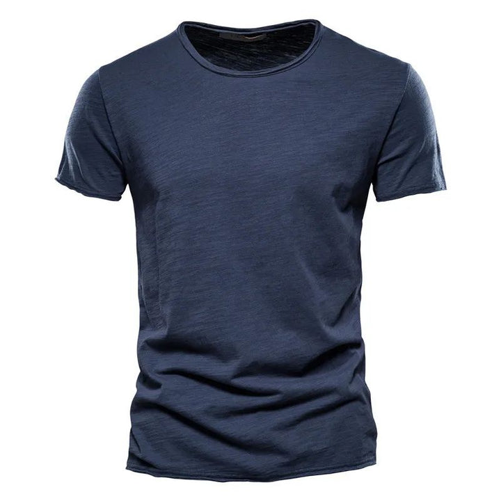 Herren Sommer T-Shirt Baumwolle Atmungsaktiv Leicht - Image 6