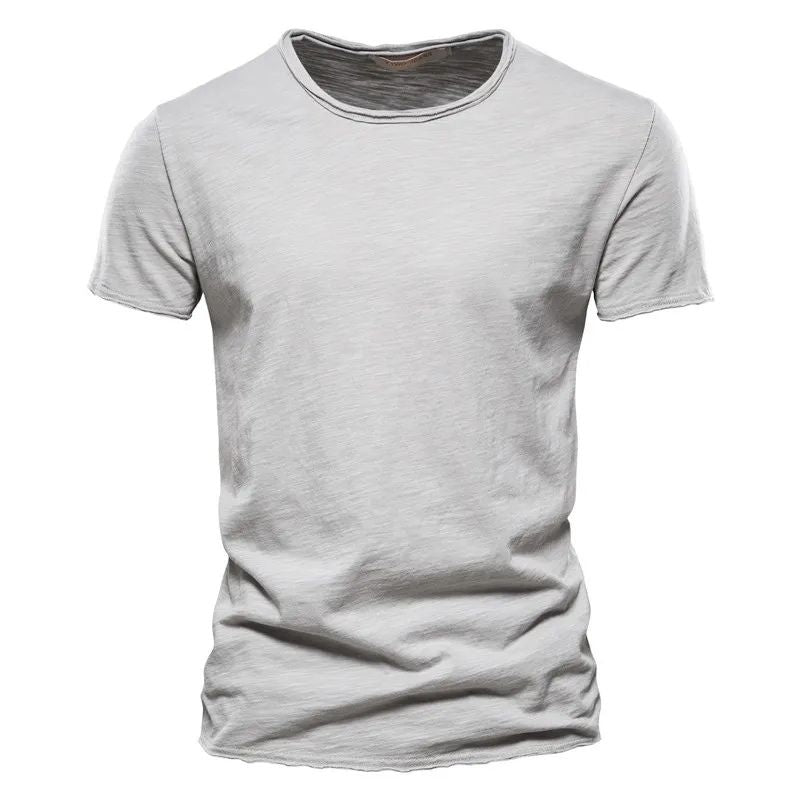 Herren Sommer T-Shirt Baumwolle Atmungsaktiv Leicht
