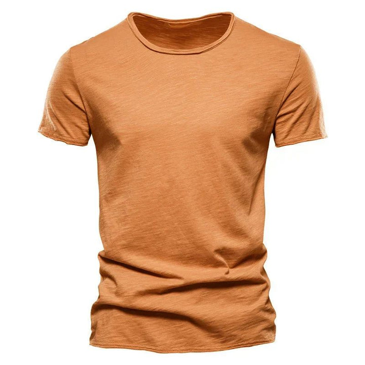 Herren Sommer T-Shirt Baumwolle Atmungsaktiv Leicht - Image 4