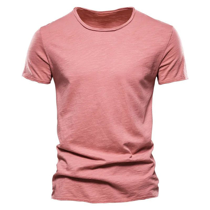 Herren Sommer T-Shirt Baumwolle Atmungsaktiv Leicht - Image 8