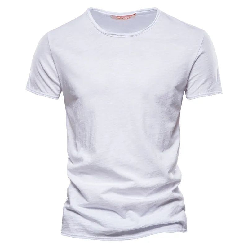 Herren Sommer T-Shirt Baumwolle Atmungsaktiv Leicht - Image 9