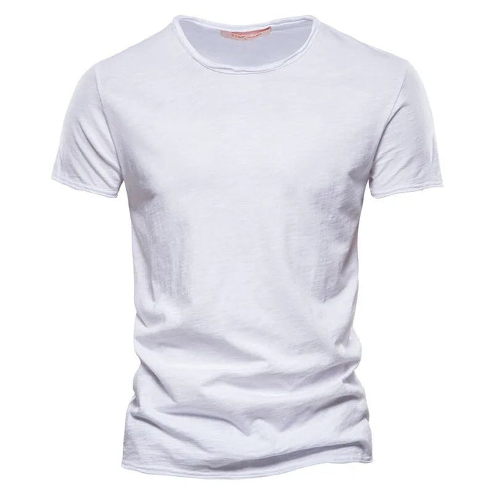 Herren Sommer T-Shirt Baumwolle Atmungsaktiv Leicht - Image 9