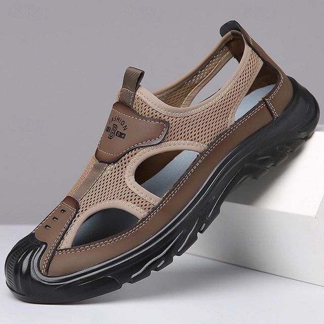 Herren Sommersandalen Bequem Atmungsaktiv Leicht