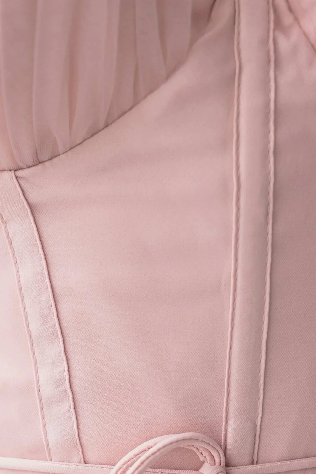 Vaelora – Corset Midi Kleid Tüllrock Spaghettiträger