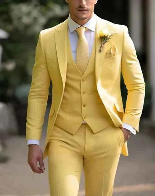 Anzario - Herren Hochzeitsanzug Elegant Modern