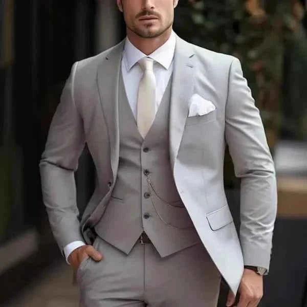 Anzario - Herren Hochzeitsanzug Elegant Modern
