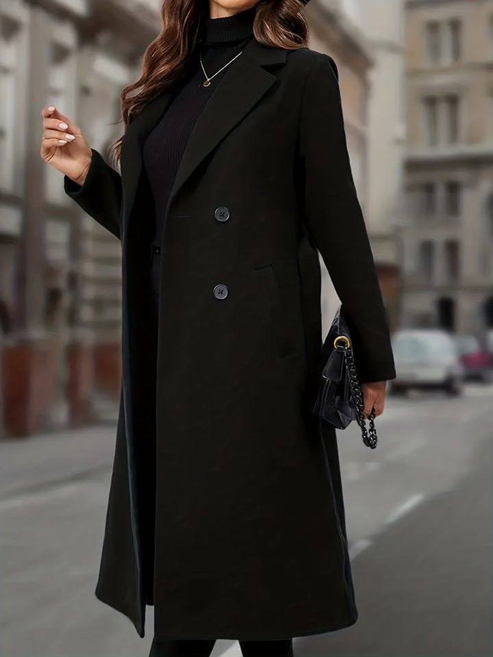 Cassandra | Zweireihiger Longcoat - Image 4